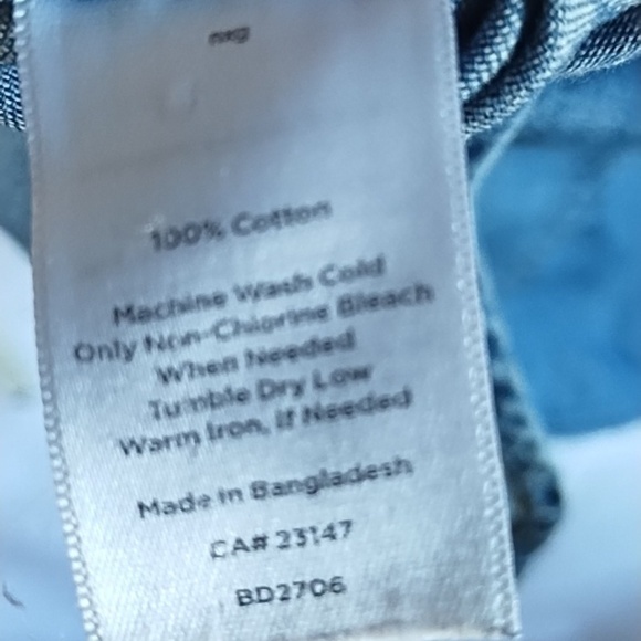 Talbot's denim button front shirt size S - Picture 6 of 6